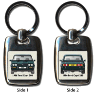 Ford Capri MkIII Capri 280 1986 Keyring 5